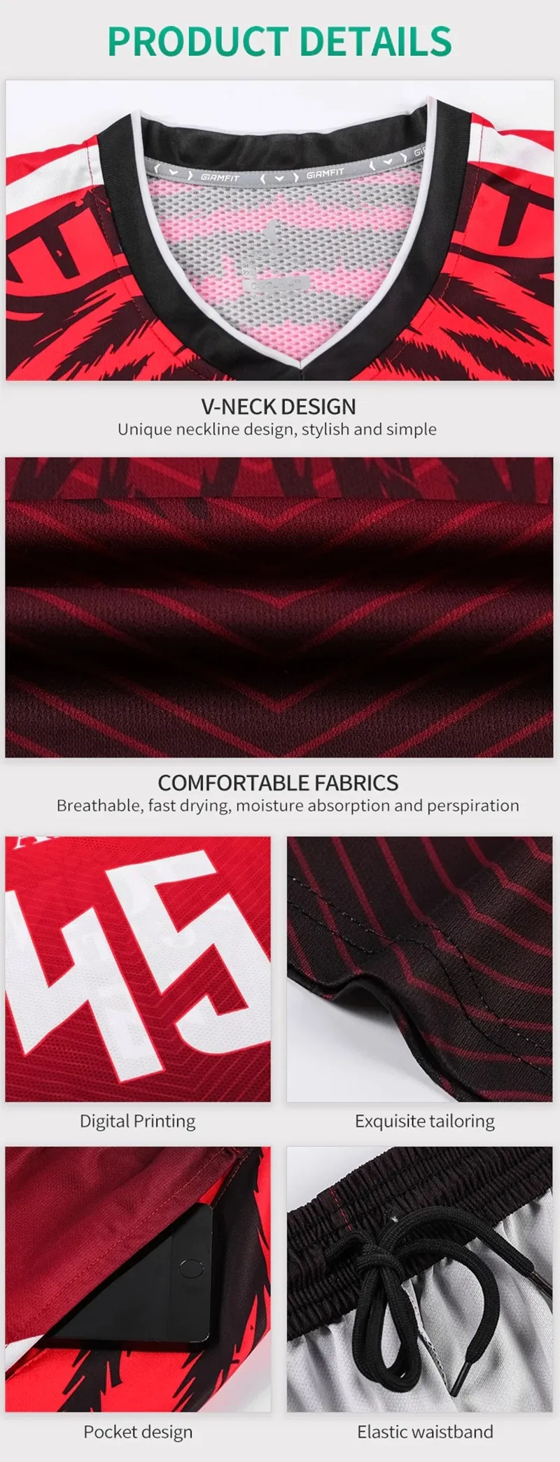 Roupas de Basquete Sublimadas para Vendas por Atacado
