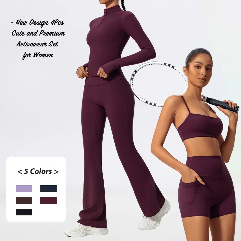 Conjunto de 4 peças Activewear