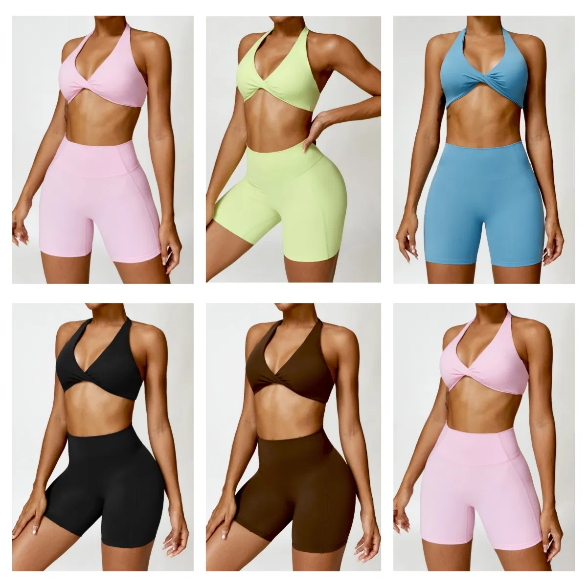 Conjunto de Roupas Ativas Casuais para Academia