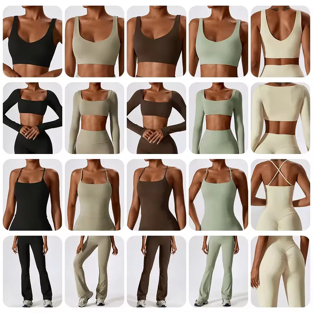Venda Quente Roupas Esportivas Roupas Femininas Respirável Roupas de Fitness Atacado Roupas de Yoga Femininas