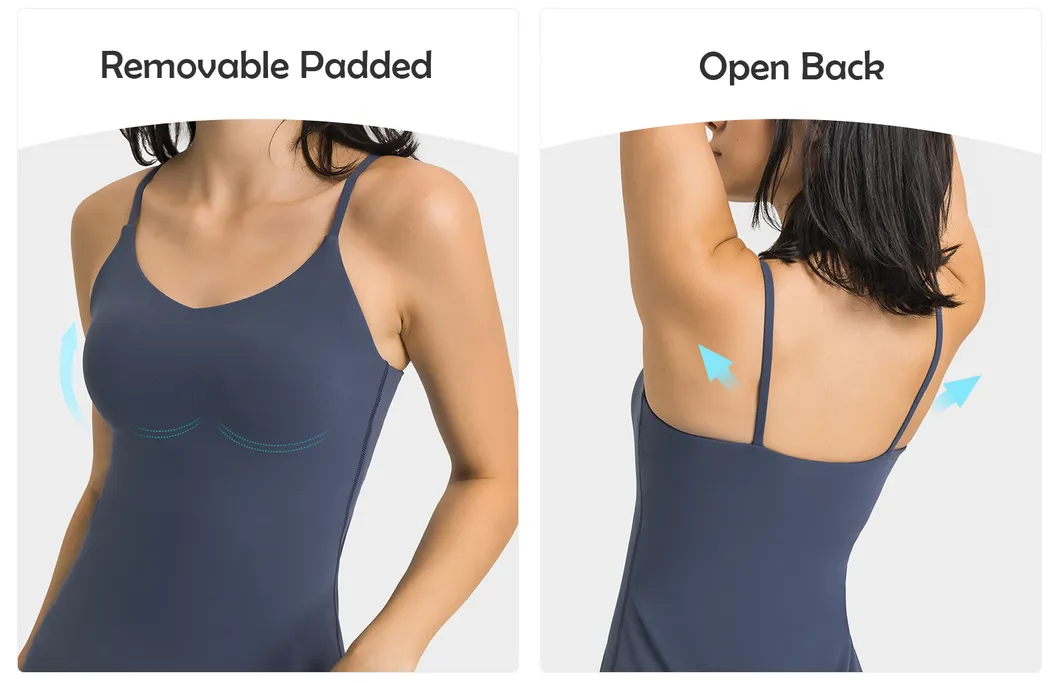 Vestido de Tênis Feminino para Academia de Golfe Secagem Rápida