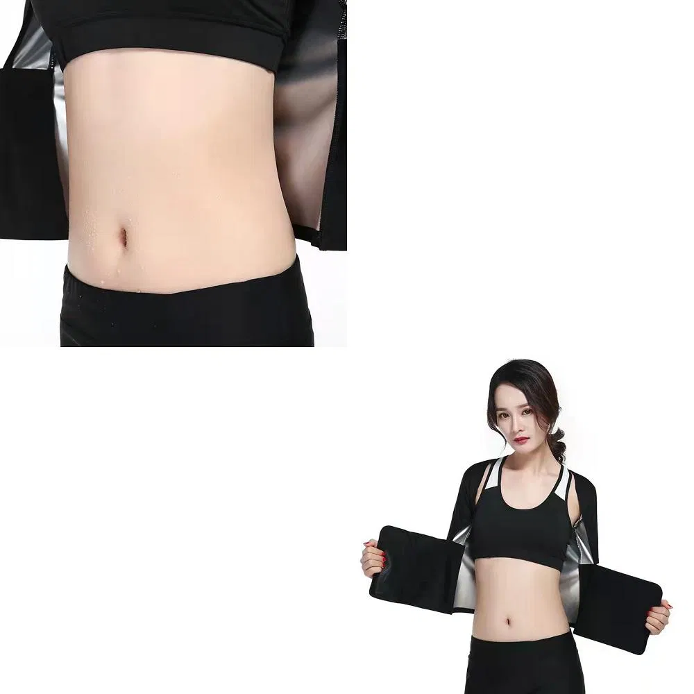 Roupa de Sauna para Mulheres, Conjunto de Roupas para Exercícios, Ideal para Corrida e Academia Wbb18579