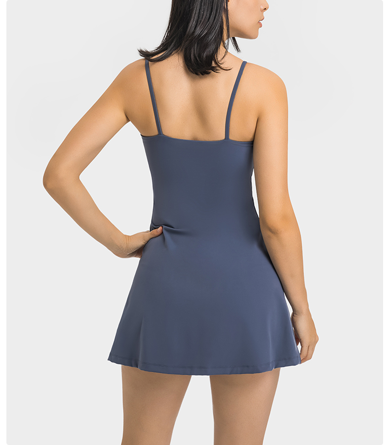 Vestido de Tênis Feminino para Academia de Golfe Secagem Rápida