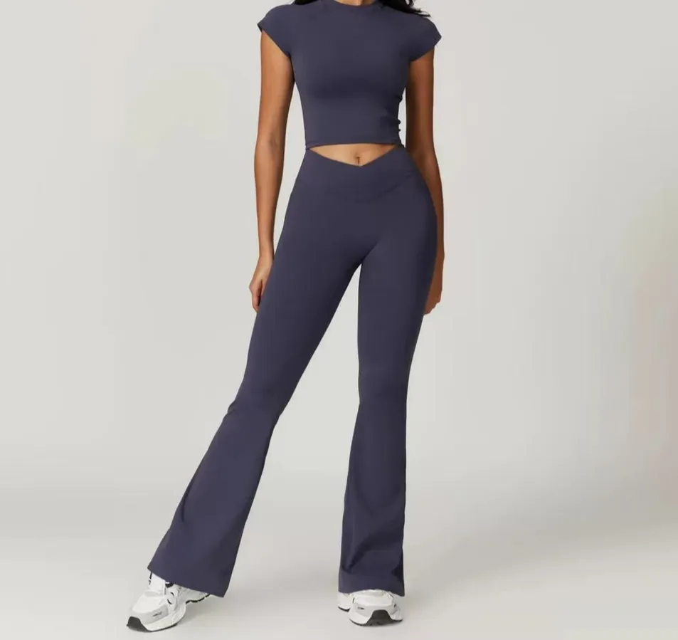 Roupas Femininas para Esportes à Venda na Amazon - Conjunto de Yoga de Secagem Rápida para Academia