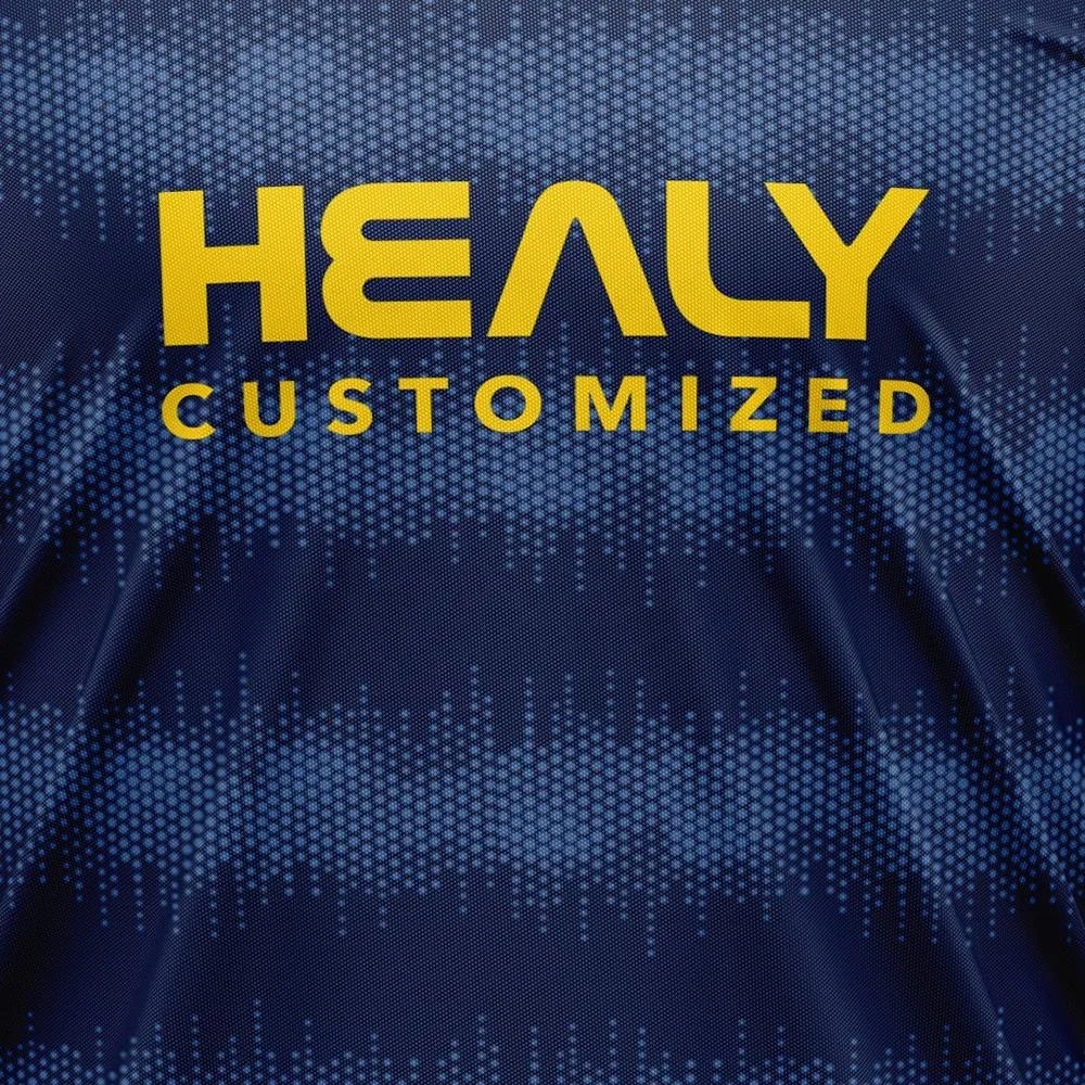 Camisa de Futebol Personalizada para Homens com Manga Longa, Uniforme de Esporte Sublimado para Equipe de Futebol