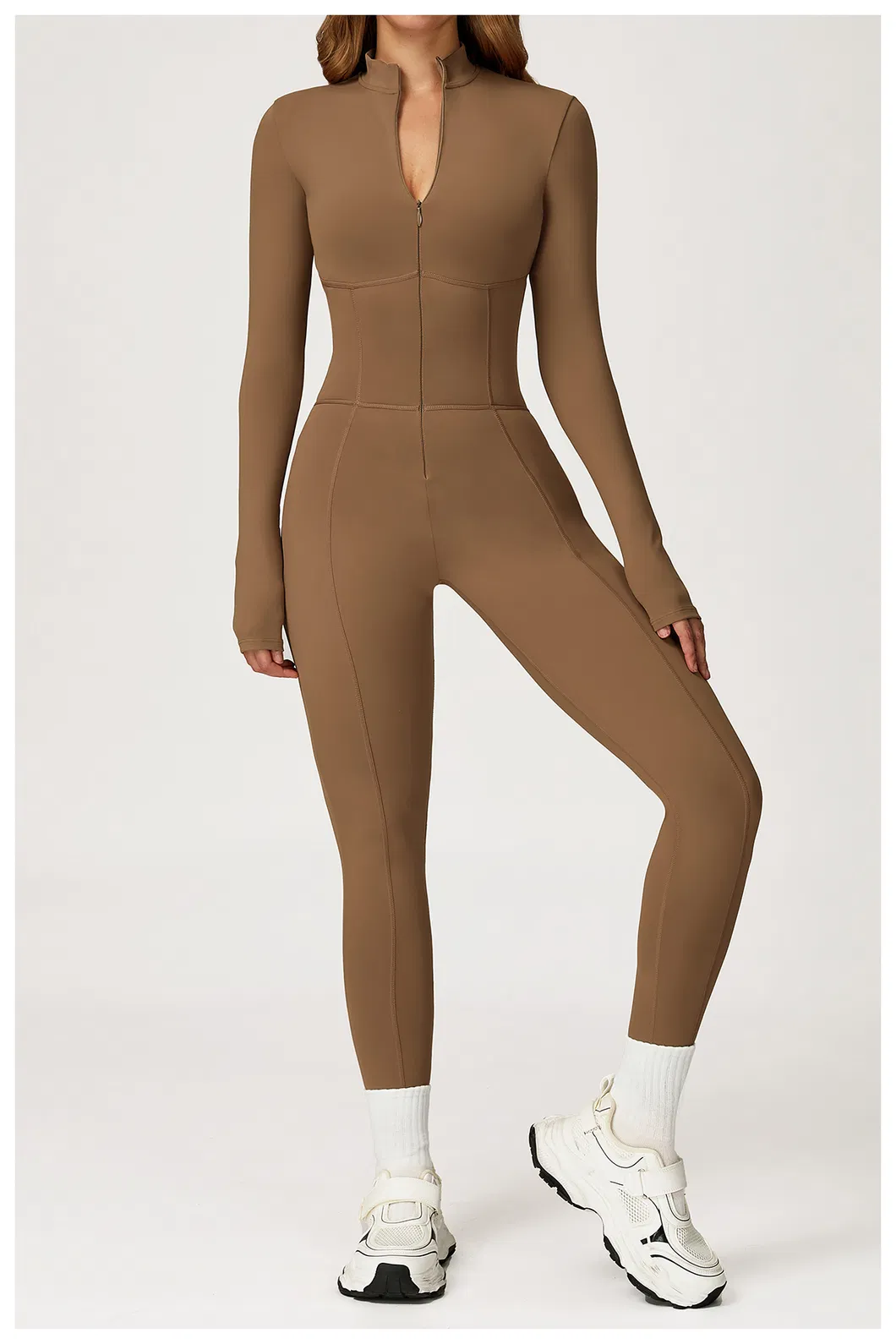 Conjunto de Ioga Feminino de Alta Elasticidade em Estilo Moderno, Roupas Multifuncionais para Corrida e Moda Fitness