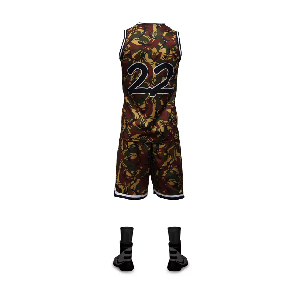 Healong Total Sublimação Roupas Esportivas Atacado Camiseta Esportiva Equipe Basquete Vestuário Personalizado Uniforme Masculino de Basquete