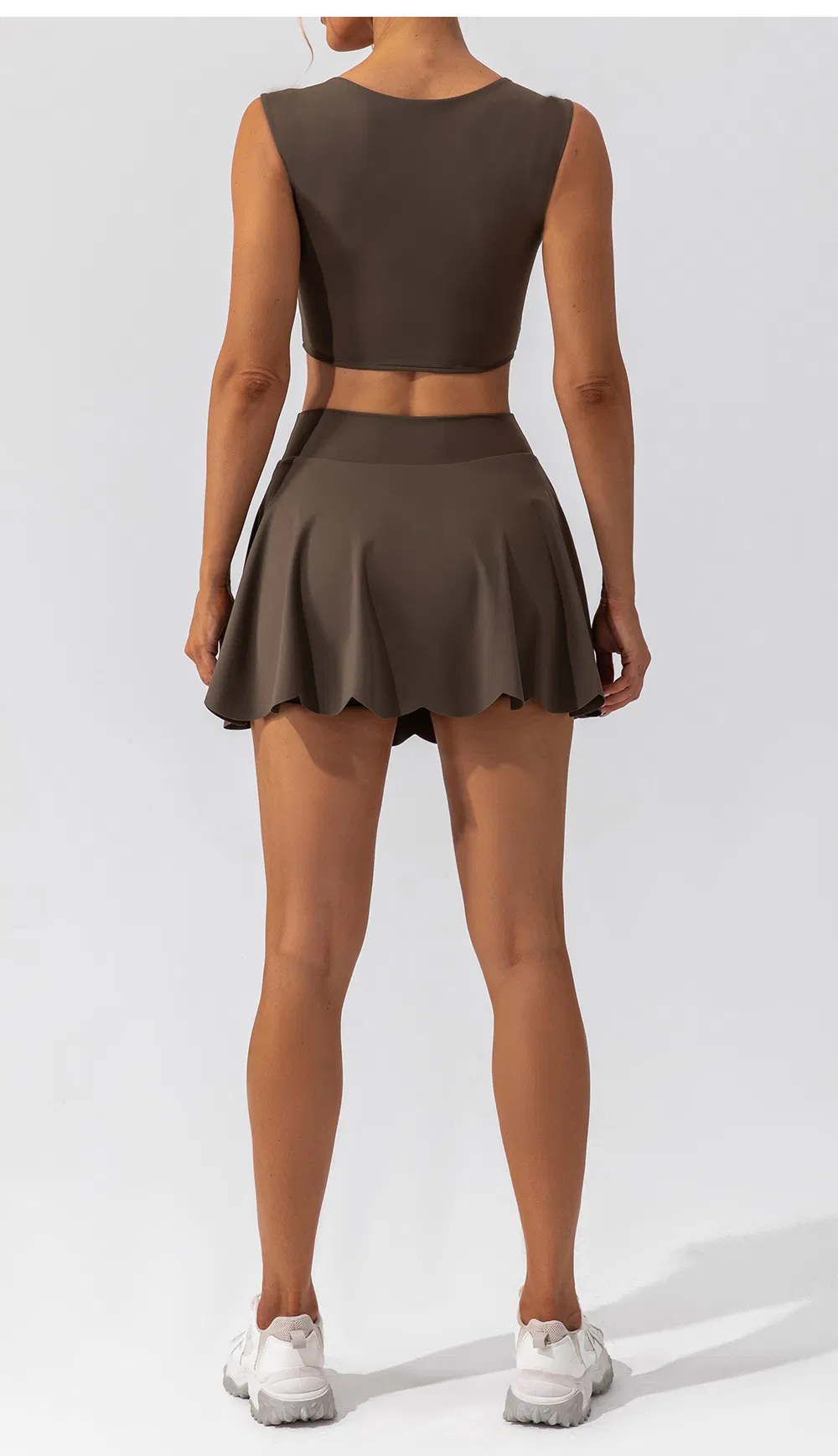Saia Esportiva Personalizável para o Verão, Culotes de Ginástica, Shorts de Yoga de Cintura Alta, Saia para Golfe, Tênis e Vôlei, Roupas Femininas