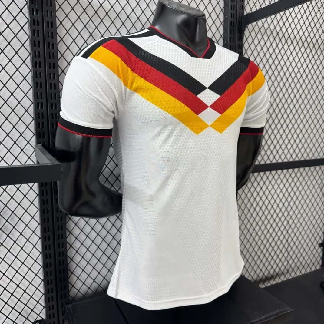 2627 Camisa de Futebol da Seleção Nacional da Alemanha, S-4XL Tamanhos Personalizados de Camisa de Futebol, Versão Réplica de Camisa Esportiva, Camisa de Futebol Premium da Tailândia