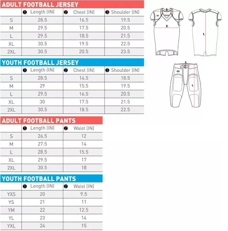 Modelos de Uniformes Detalhados