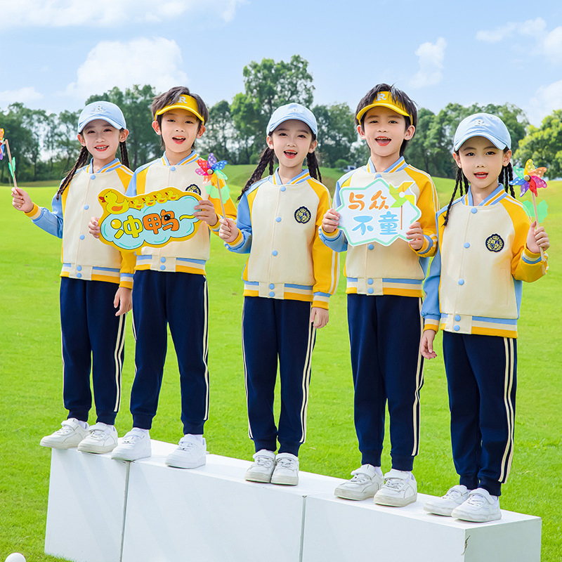 Camisa Polo Escolar de Design em Duas Cores Personalizada para Uniforme de Equipe Estudantil
