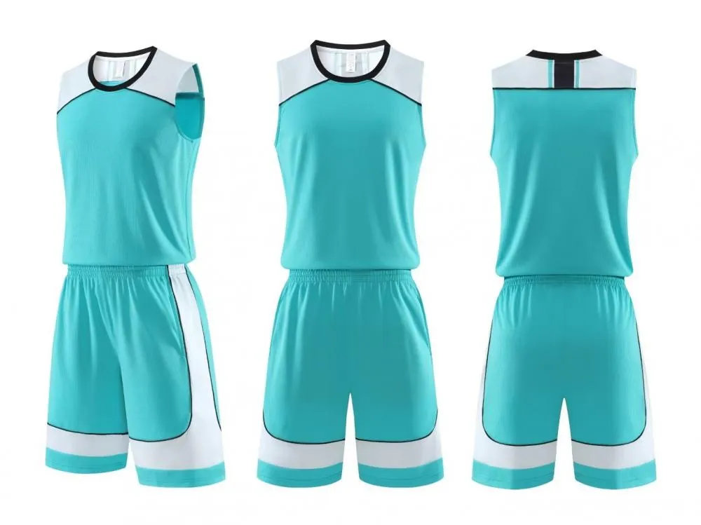 Conjunto Esportivo de Verão Personalizado com Colete Contrastante e Calças para Basquete