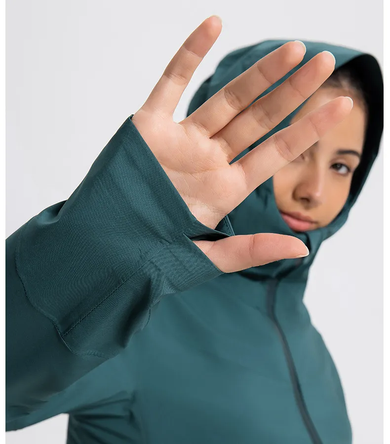 Roupas de Caminhada com Capuz para Mulheres Leves para Atividades ao Ar Livre e Acampamento