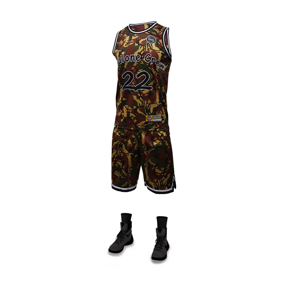 Healong Total Sublimação Roupas Esportivas Atacado Camiseta Esportiva Equipe Basquete Vestuário Personalizado Uniforme Masculino de Basquete