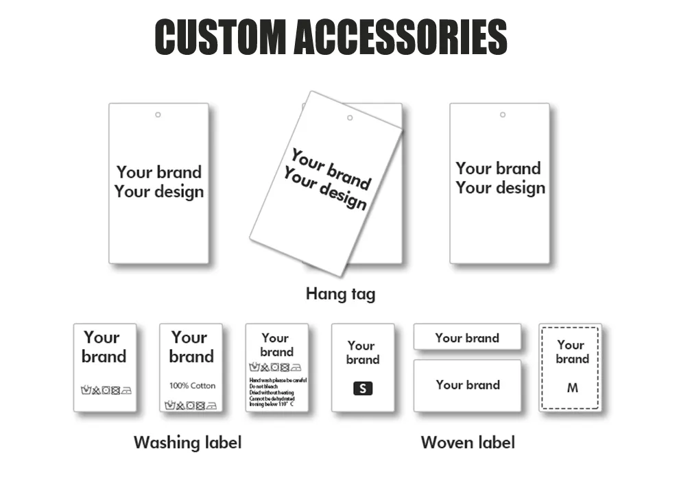 Acessórios e Etiquetas Personalizadas