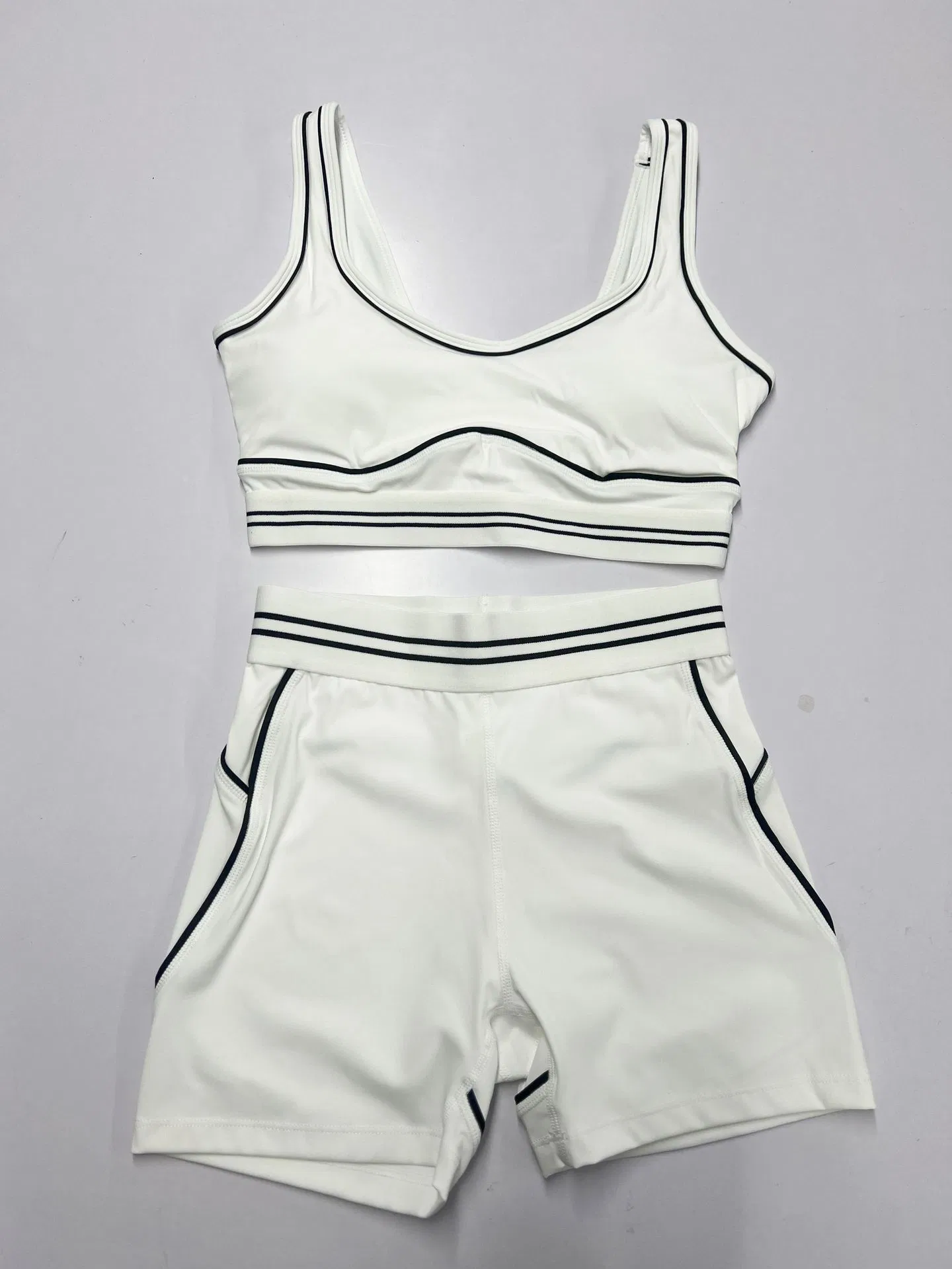 Conjunto de Roupas de Atividade Física para Mulheres com Cintura Alta, Personalizado 2, para Pilates, Yoga e Academia