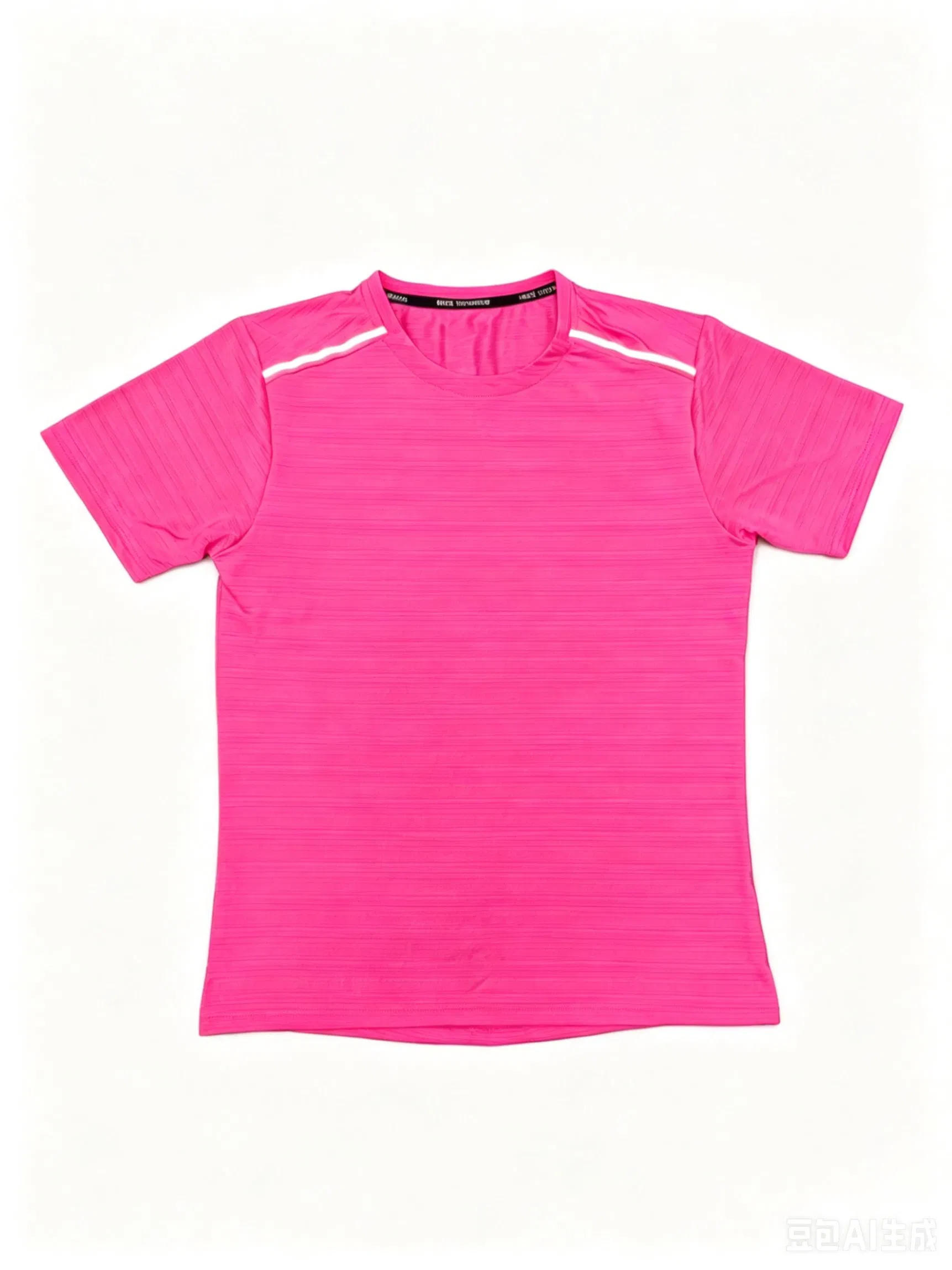Camiseta Esportiva Masculina Secagem Rápida Anti Encolhimento Estampa de Logo Respirável para Corrida e Futebol