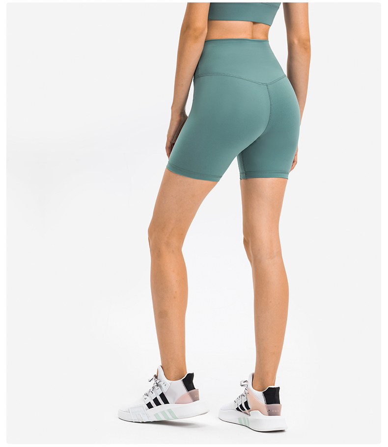 Roupas de Ginástica por Atacado Calça de Yoga Roupas Esportivas Roupas de Fitness Sem Camel Toe Cintura Alta Mulheres Shorts de Yoga Biker Roupas de Fitness Ginástica Esportivas