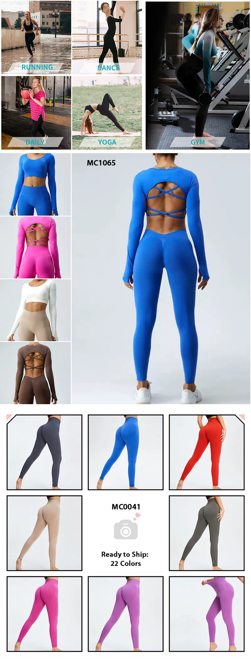 Conjunto 3 Peças Sem Costura