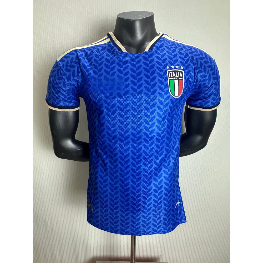 Camisa de futebol de poliéster personalizada, respirável e amigável à pele para atividades ao ar livre