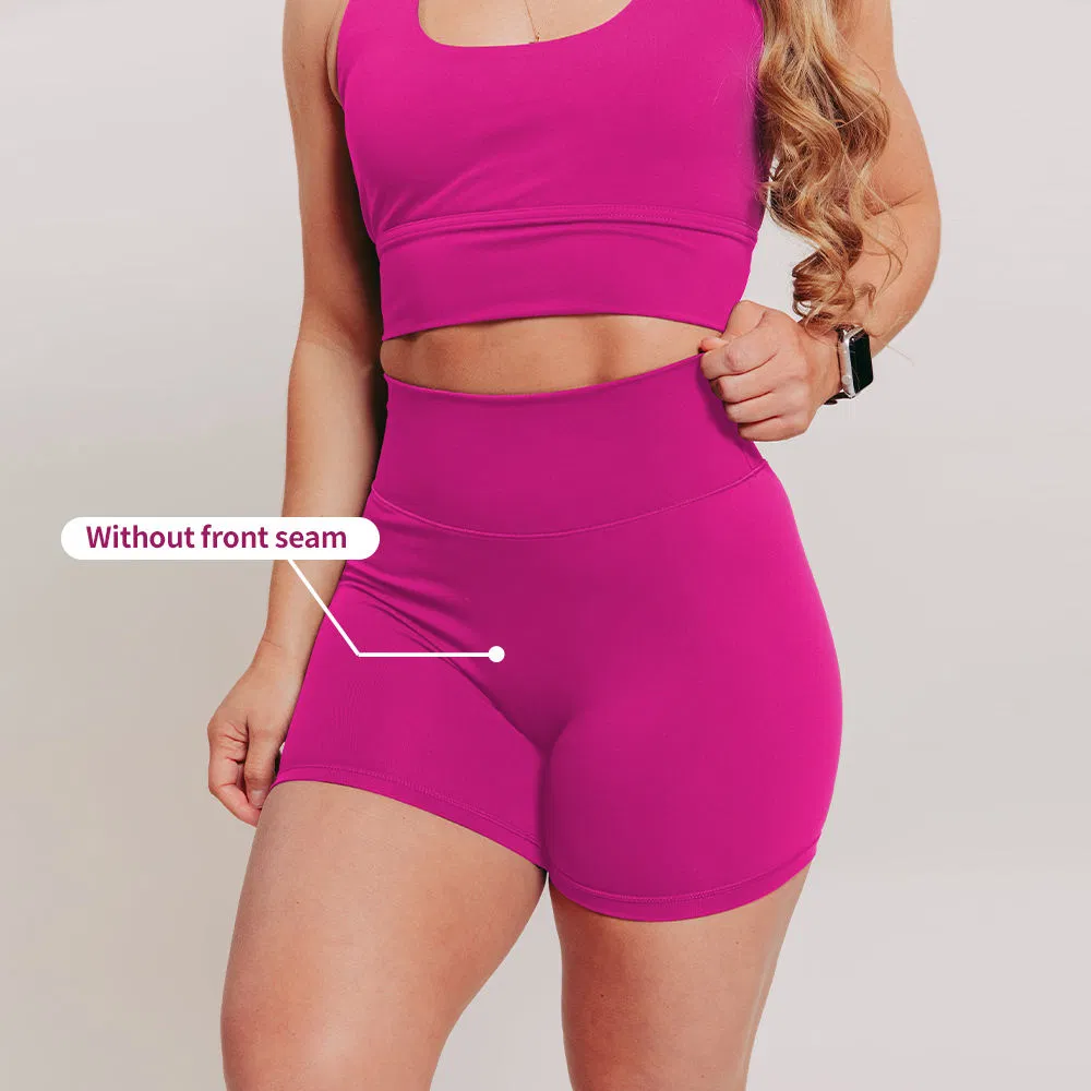 Roupas esportivas femininas de alto desempenho super macias e respiráveis com cintura alta