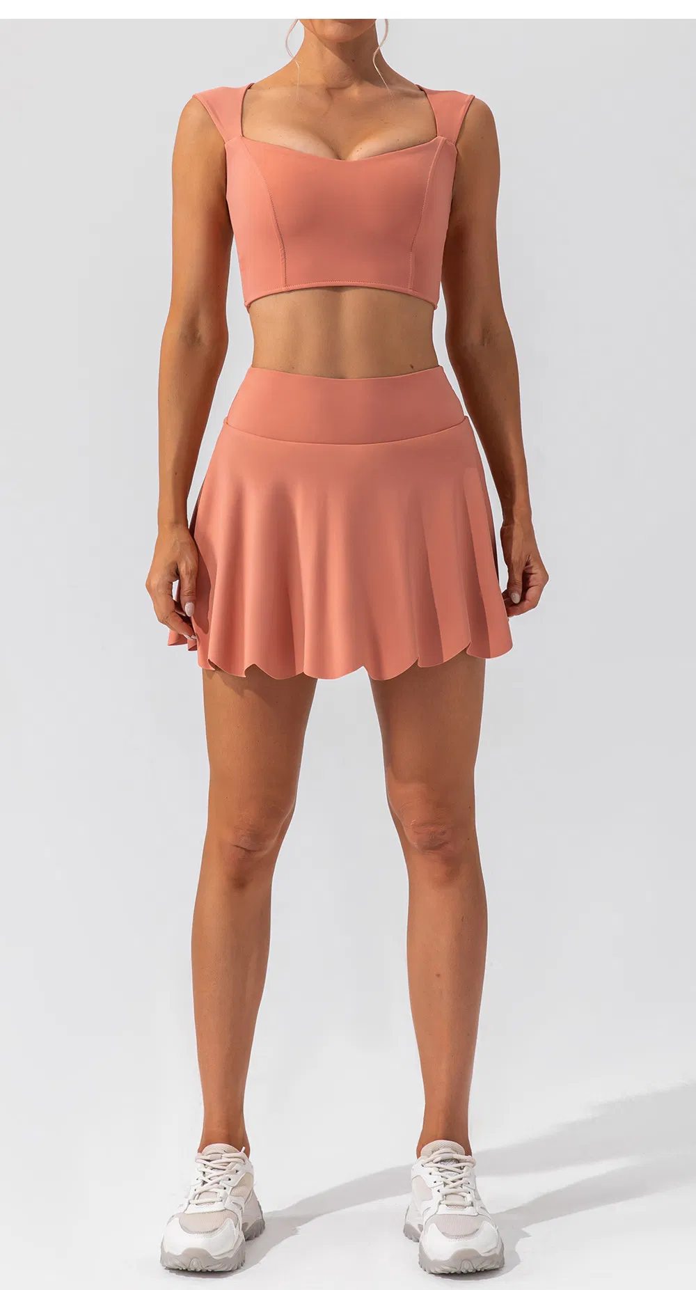 Saia Esportiva Personalizável para o Verão, Culotes de Ginástica, Shorts de Yoga de Cintura Alta, Saia para Golfe, Tênis e Vôlei, Roupas Femininas