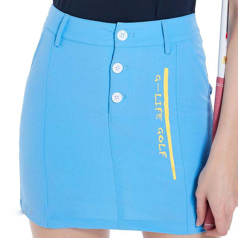 Conjunto de Roupas para Golfe Camiseta Polo Viscose com Decote em V e Mangas Curtas, Blusa Slim e Saia A-Line para Mulheres