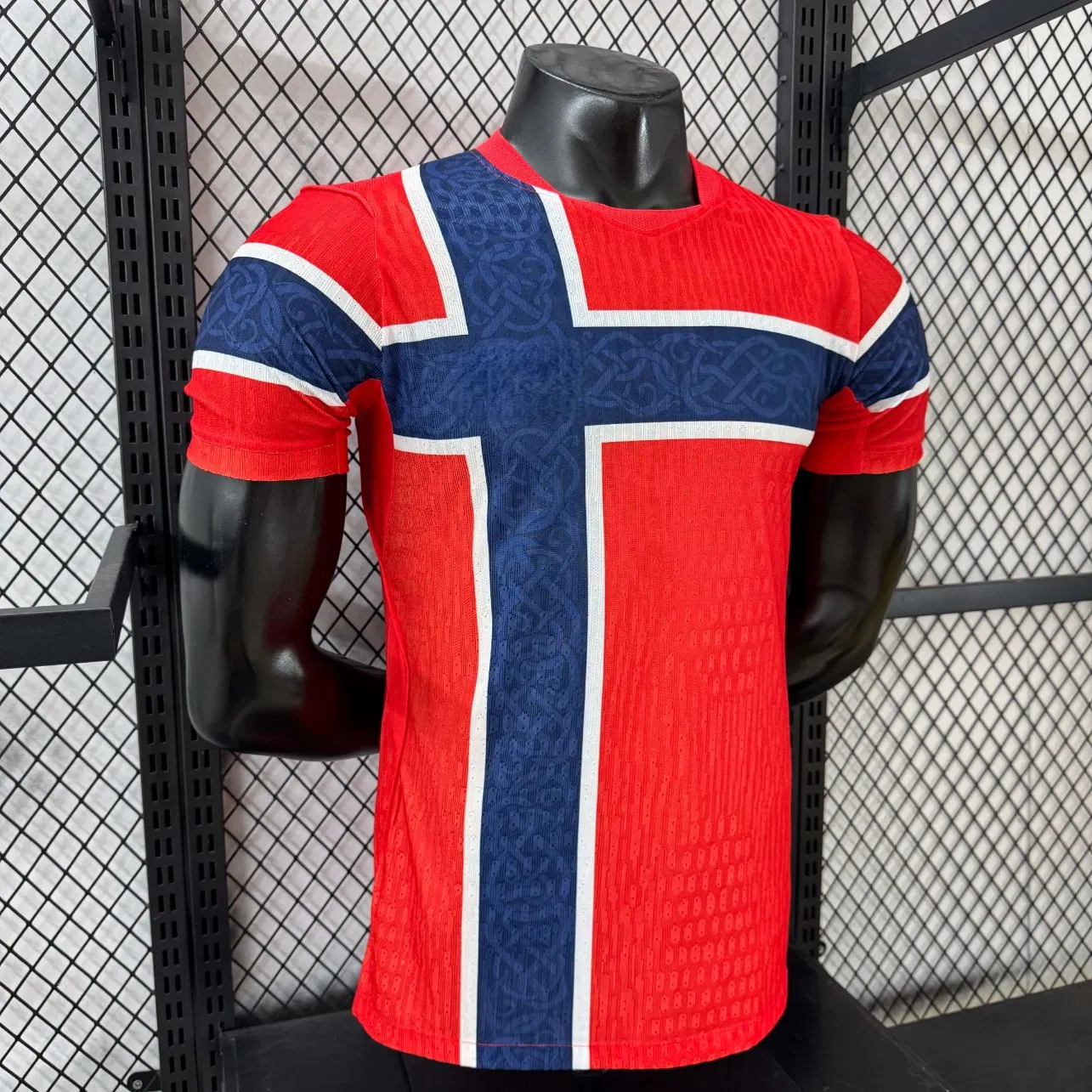26-27 Camisa de Futebol da Seleção da Noruega - Camisa de Futebol, Camiseta Personalizada, Camisa Esportiva por Atacado