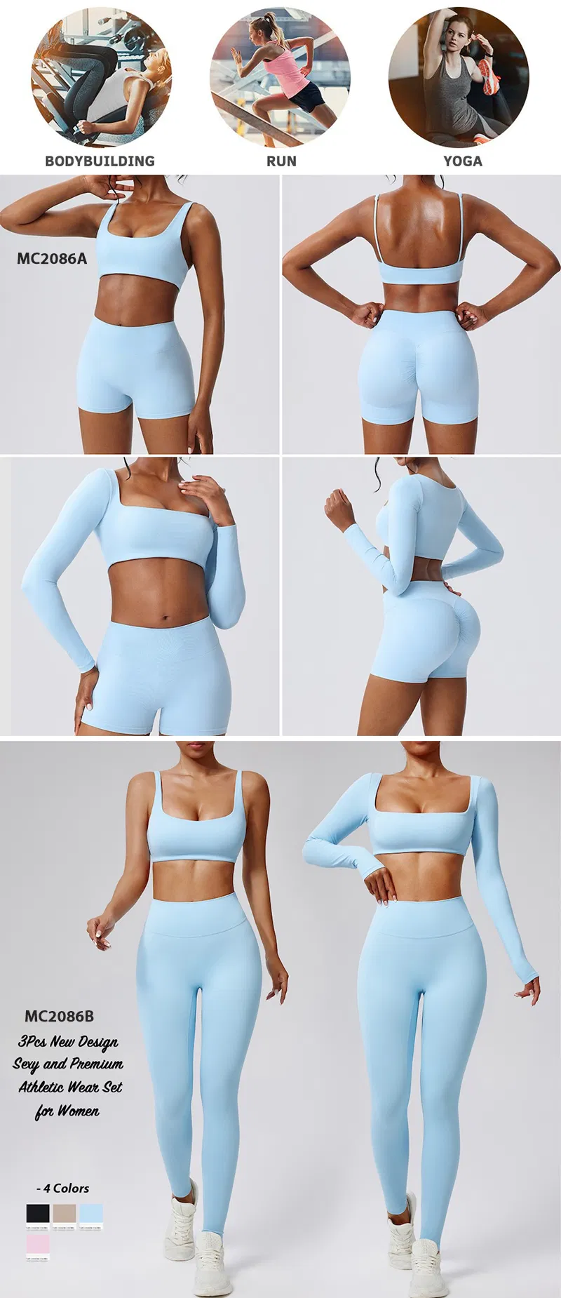 Roupa de treino com calções Booty