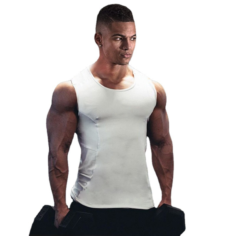 Novas Meias Calças Camiseta de Treinamento Masculina para Corrida Alta Elasticidade Respirável Controle de Suor Rápido Secagem Tops
