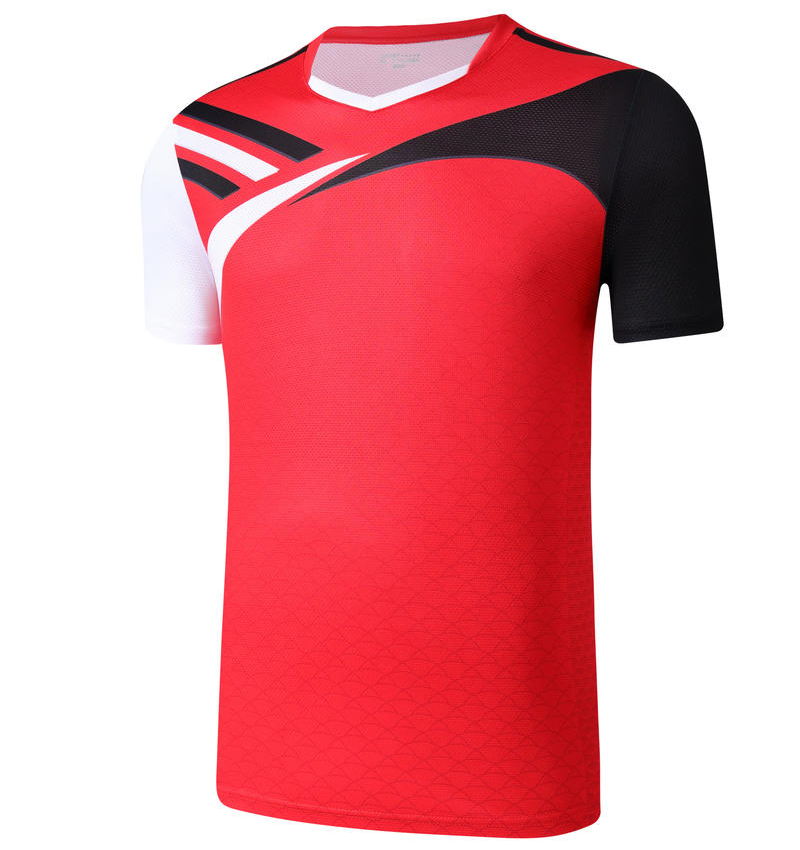 Conjunto de Pais e Filhos para Esportes, Futebol de Pluma, Camiseta Casual, Vestuário Esportivo de Manga Curta