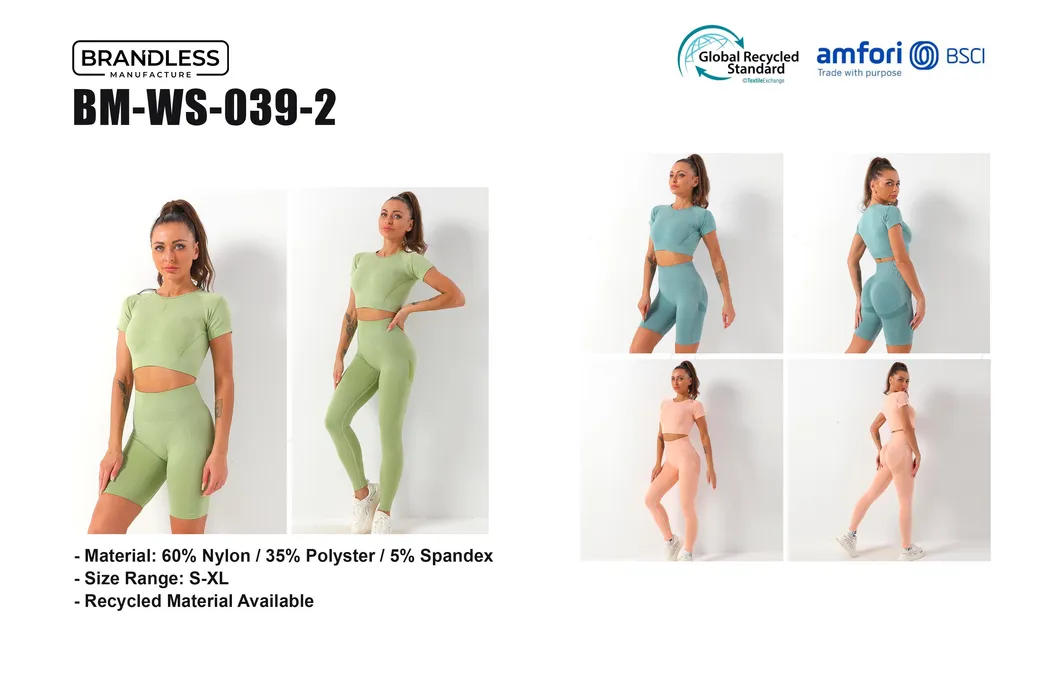 Conjunto de Roupas de Esporte Femininas