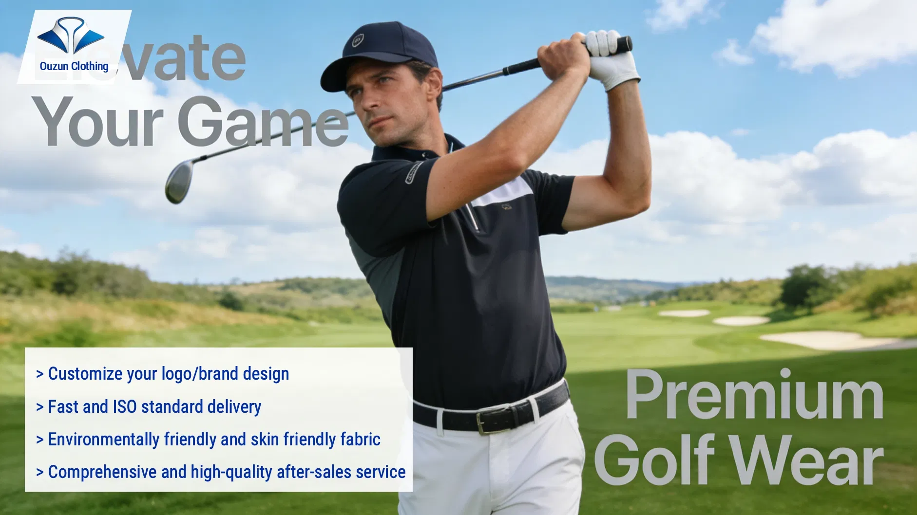 Conjunto de Chuva para Golfe Masculino Impermeável com Membrana Respirável e Capuz Ajustável Roupas Impermeáveis para Golfe