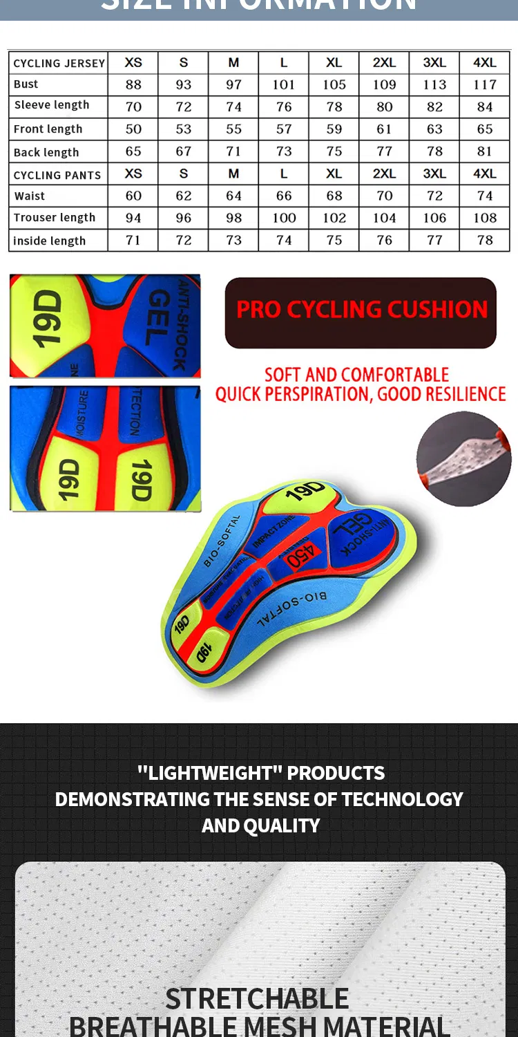 Roupa de Triatlo Ciclismo