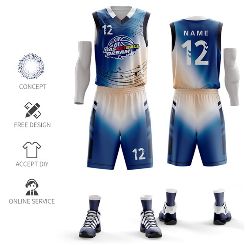 Venda Top Design OEM Roupas de Basquete Personalizadas em Spandex Respirável