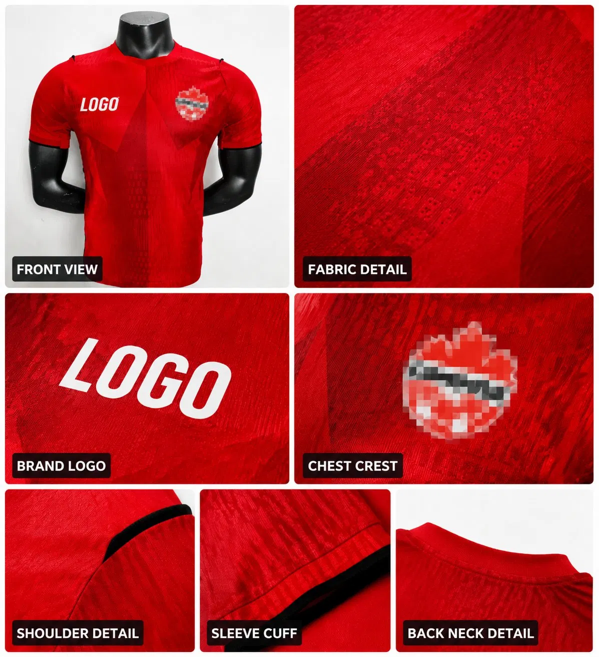 Camisa de Futebol Personalizada em Fibra de Poliéster Antibacteriana para Atividades ao Ar Livre