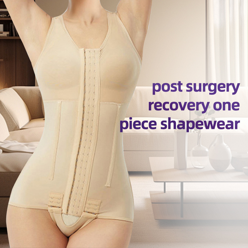Shapewear de Compressão Colombiano PARA Mulher Estágio 1 Shapewear Usado Garment Liposuction Fajas Colombianas Pós Cirurgia com Sutiã Modelador de Corpo Corset