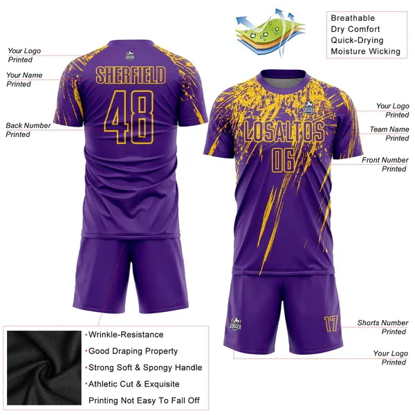 Camisas de Futebol de Alto Desempenho - Tecido que Remove a Umidade e Roupas de Futebol Leves