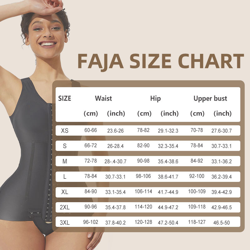 Uma Peça de Compressão Feminina Colombiana PARA Mulher Estágio 1 Roupa de Modelagem Lipossucção Fajas Colombianas Pós-Cirurgia com Sutiã
