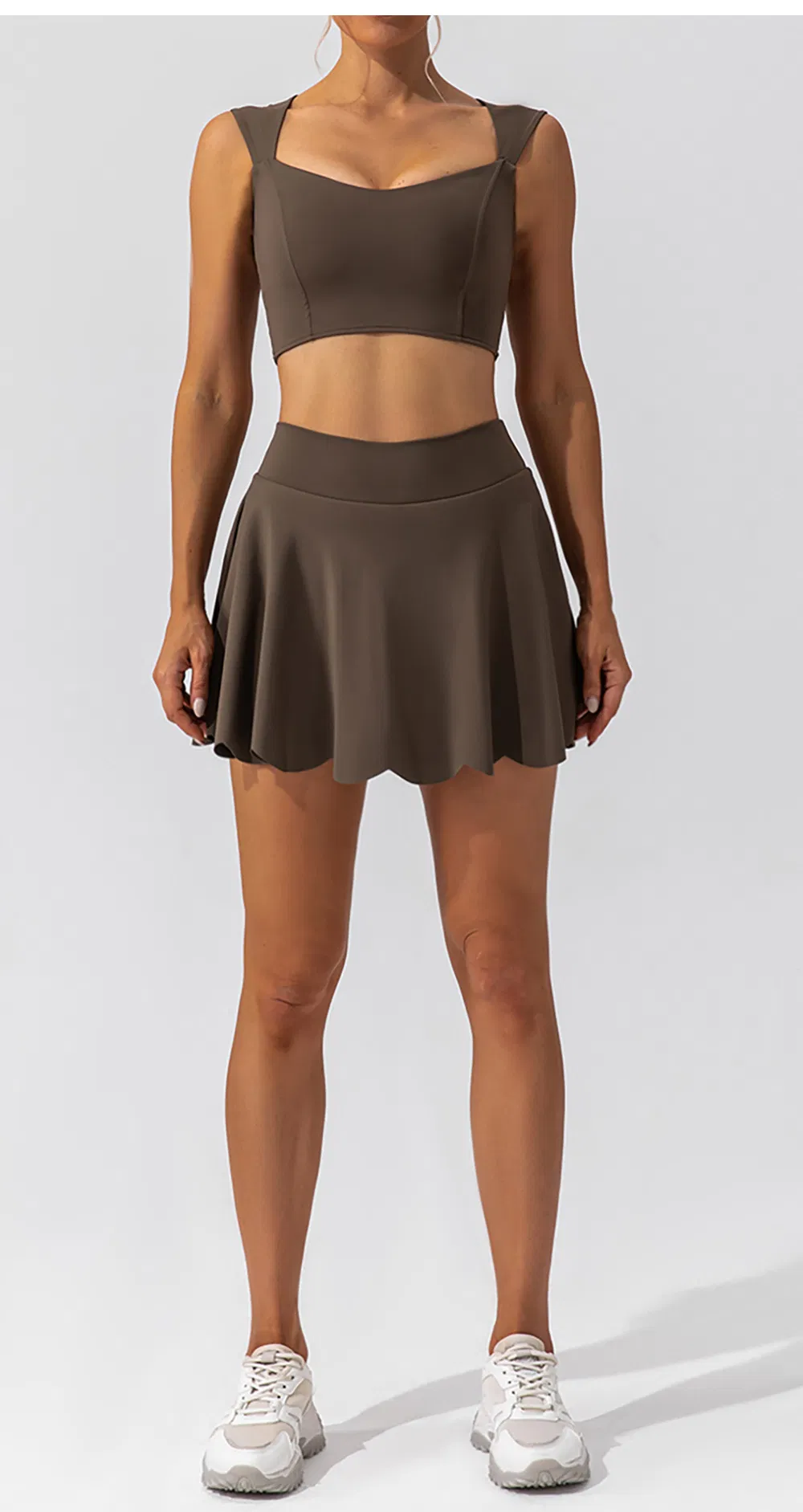 Saia Esportiva Personalizável para o Verão, Culotes de Ginástica, Shorts de Yoga de Cintura Alta, Saia para Golfe, Tênis e Vôlei, Roupas Femininas