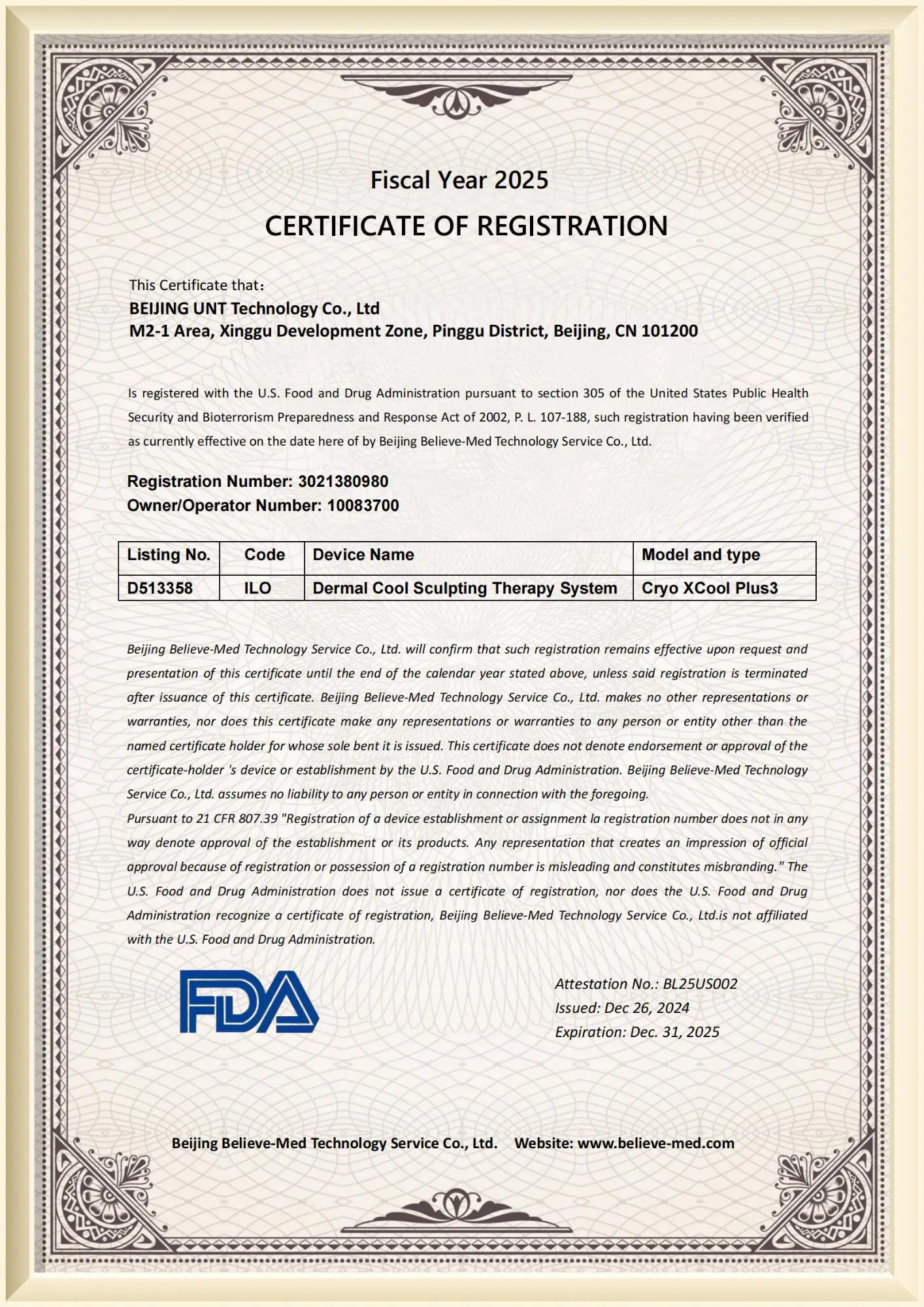 Certification Dossier 8