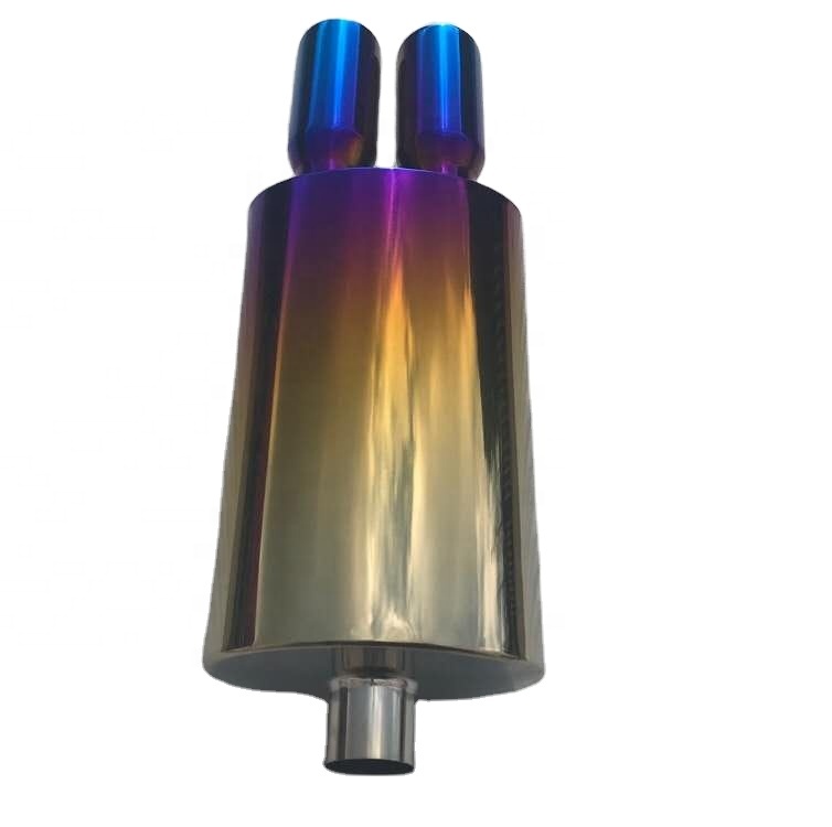 Titanium Blue Tip Stainless Steel Power extreme Universal Racing Muffler Stainless for Greddy Mufflers