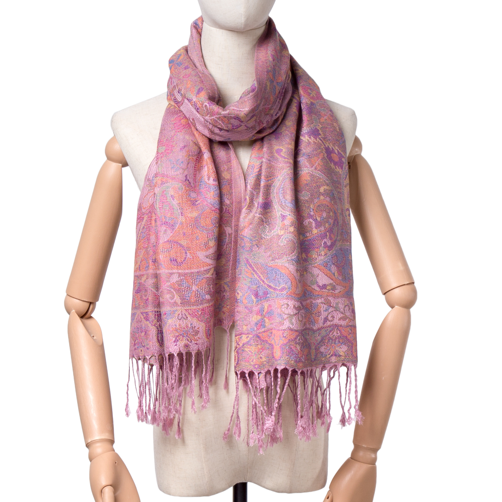 Hot Selling Europe Fashion Woman Custom Pashmina Shawl Headwrap for Women Woven Jacquard Elegant High Scarves &amp; Shawls