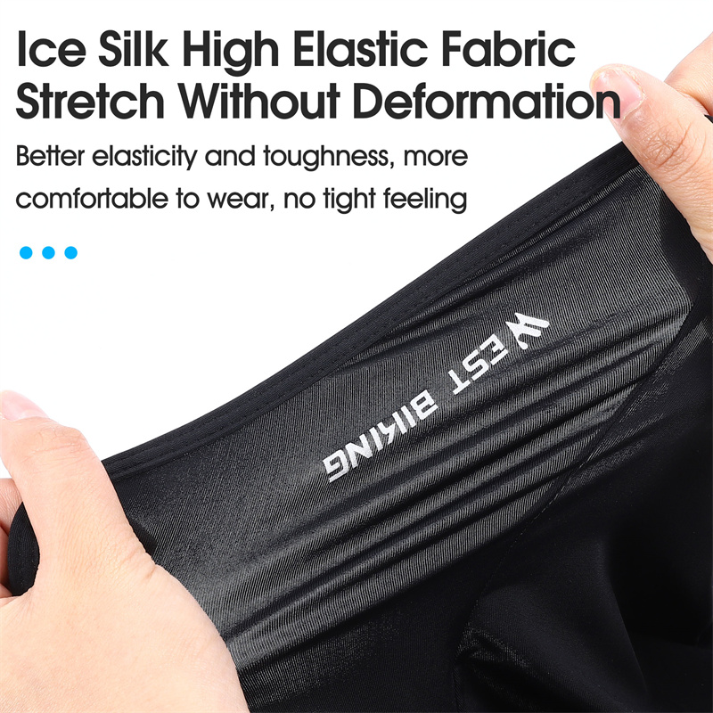 WEST BIKING Full Face Cycling Maskss Summer Ice Silk Fashion Polyester Balaclava High Quality Full Face Protection Sports Mask