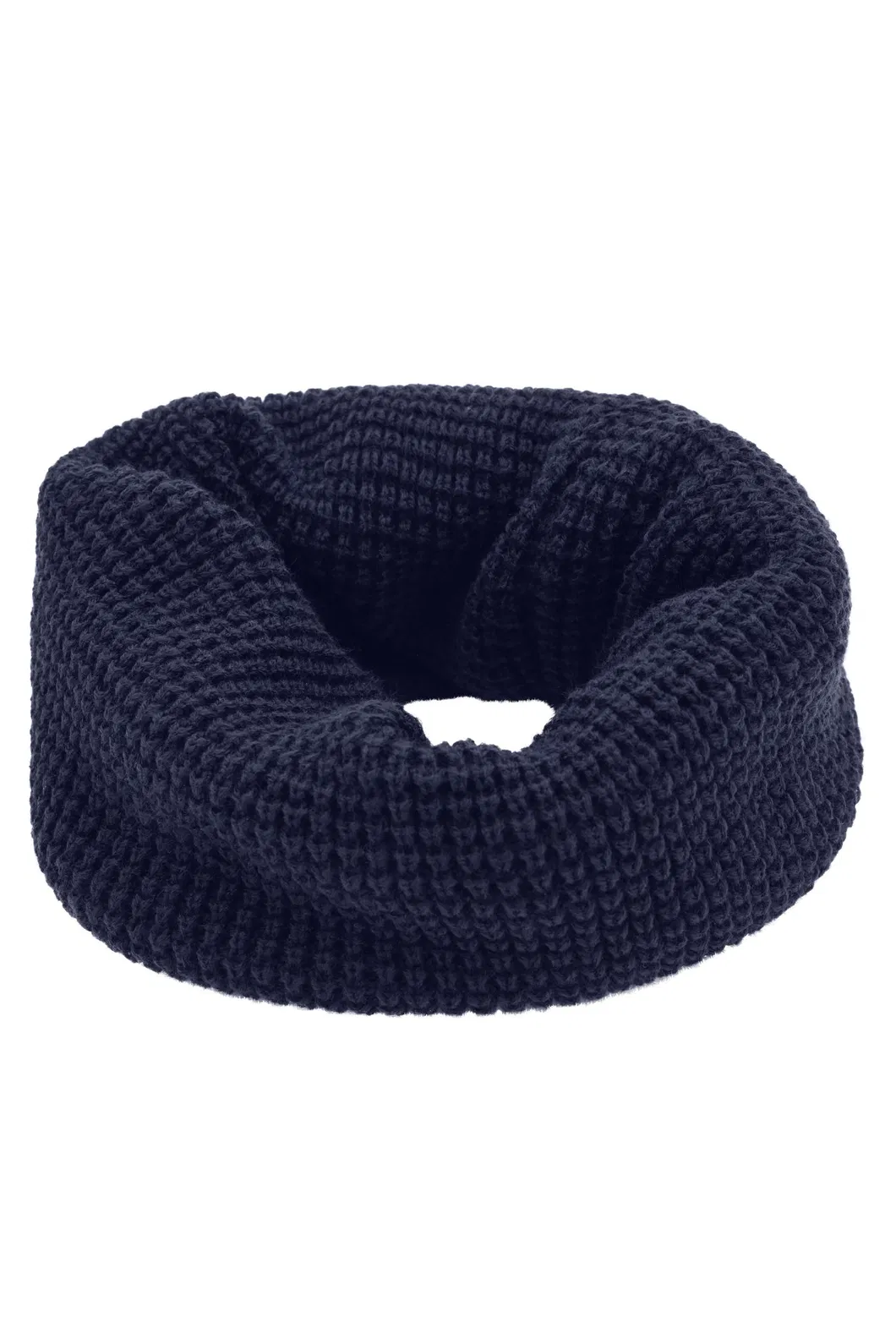 100% Acrylic Knitted Loop Around Neck Comfortable Scarf Ladies Long Acrylic Infinity Ombre Striped Snood for Winter
