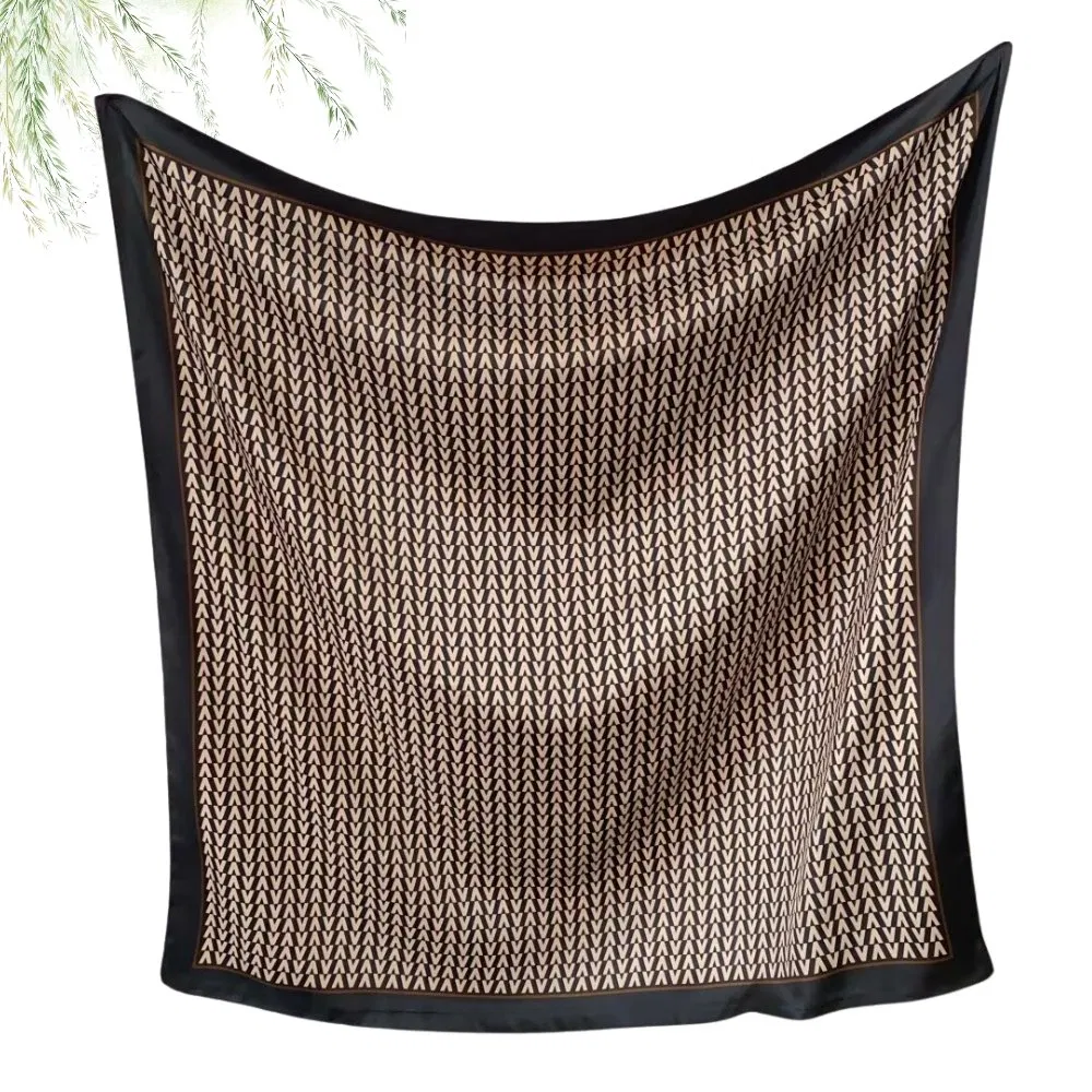 Wholesale Designer Hijab Scarf Polyester Printed Chiffon Snood Muslin Hijab Headscarf for Women