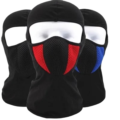 Breathable Balaclava Motorcycle Full Face Mask Motorbike Cycling Bike Mask Motocross Helmet Hood Moto Riding Neck Face Mask