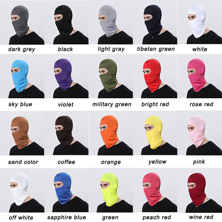 Men Breathable Face Cover Shiesty Mask UV Protect Lightweight Balaclava Custom logo Ski Masked Dri Fit for Motorcycle Snowboard