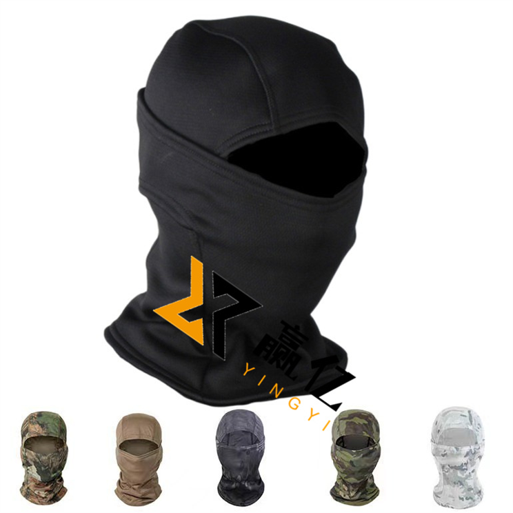 Winter Ski Face Mask Custom Logo 3 Three Holes Embroidery Black Cheap Acrylic Neon Knitted Custom Cagoule Balaclava Ski Mask