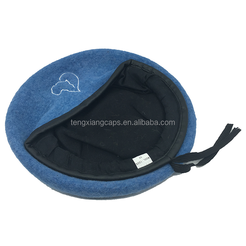 Blank beret hat